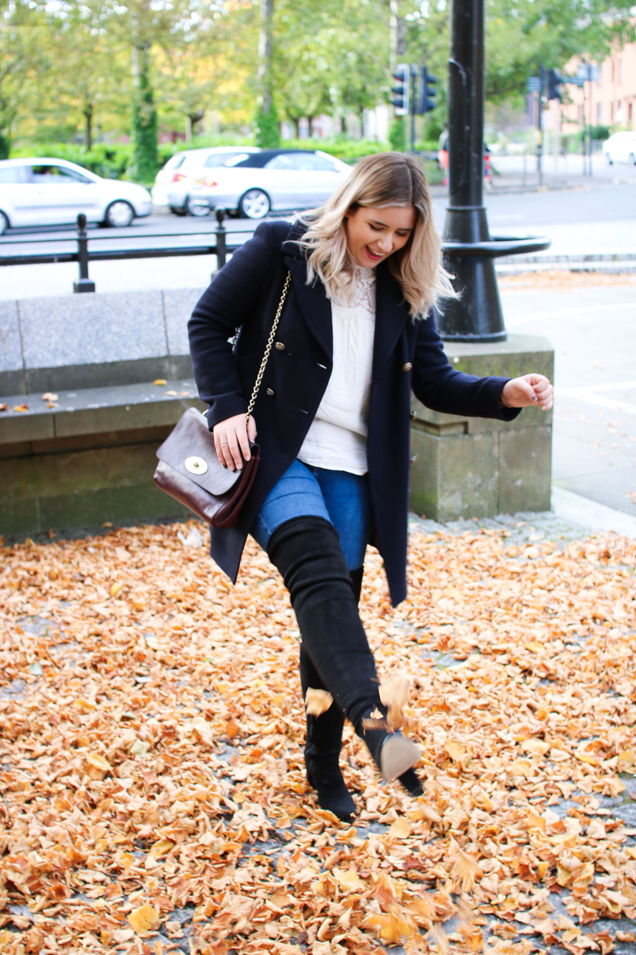 autumn fall style over the knee boots