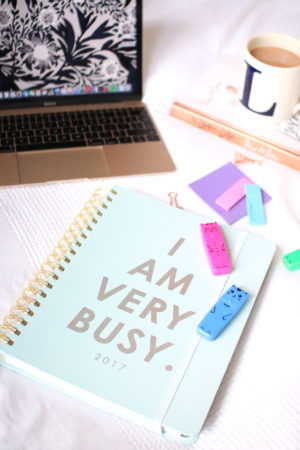 organisation & planning tips for blogging, studying and life