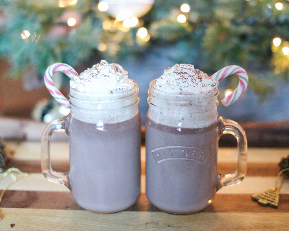 nutella and baileys hot chocolate recipe. Christmas festive hot drink