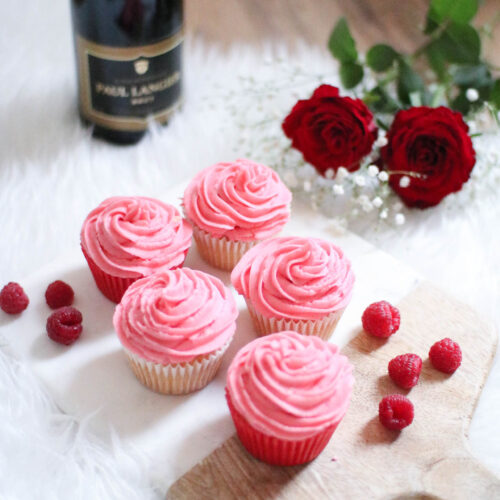 prosecco and raspberry cupcakes recipe